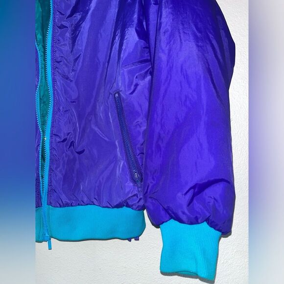 Vintage COLUMBIA 90s Oversized Reversible Windbreaker Jacket Medium Retro Ski XL - Picture 15 of 16